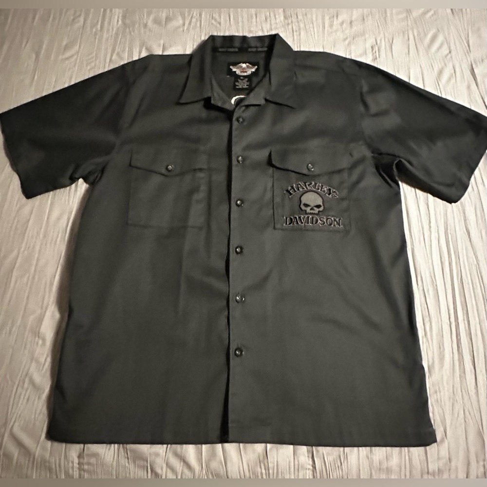 Harley-Davidson Dark Grey Men's Utility Shirt - New without tags.  Size XL.
